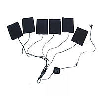 Электрические грелки USB для обуви, одежды, детской коляски 11*7 см * 6 шт (С ШЕСТИ ЧАСТЕЙ)