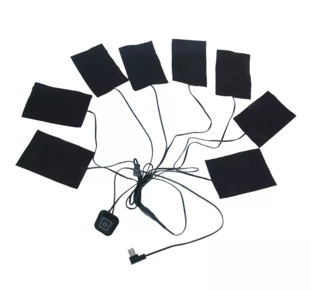 Електричні грілки USB для взуття, одягу, дитячої коляски 11*7 см * 8 шт (З ВОСЬМИ ЧАСТИН)