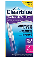 Clearblue moniteur de fertilite, 20 тестов на овуляцию + 4 теста на беременность