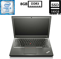 Ноутбук Lenovo ThinkPad X240/12.5"TN(1366x768)/Intel Core i5-4300U 1.90GHz/8GB DDR3/SSD 180GB/Intel HD Grap