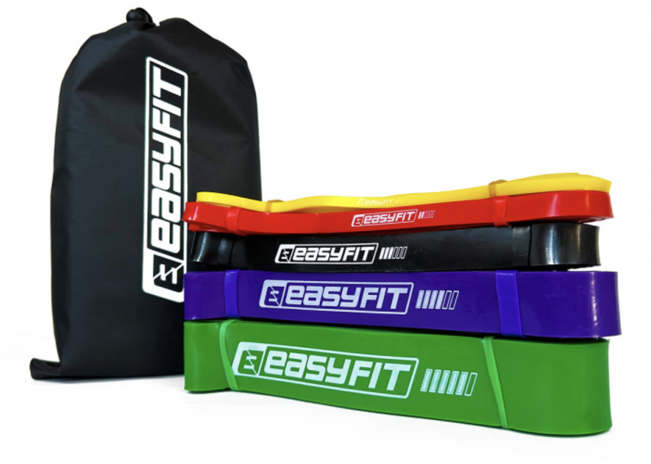 Купить Резиновые петли EasyFit для тренировок (набор 1 - 65 кг - 5 шт ...