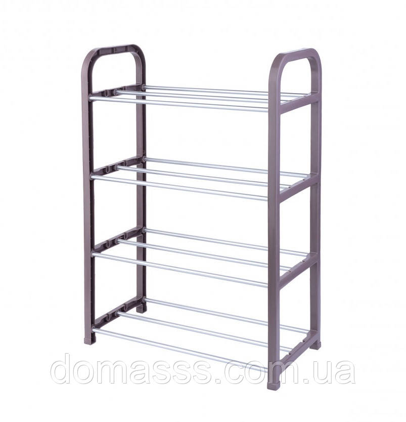 Полиця для взуття 4-х ярусне (4852-4) коричневий, фото 1