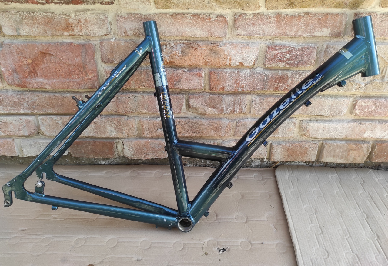 Рама для велосипеда 28" AL Gazelle Дамка Зелений Б/У, фото 1