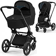 Cybex Priam 4.0 коляска 2 в 1 Sepia Black шасі Matt Black