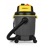 Промисловий пилосос Stanley Boris  SX 20 Pt 1200W з розетка для підсилювачів потужністю 2000 Вт!, фото 5