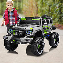 Дитячий електромобіль Jeep 900 (AM-11), Сірий (360T)