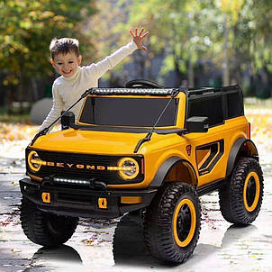 Дитячий електромобіль Ford Bronko X5RR(AM-5), Жовтий (360T), фото 1