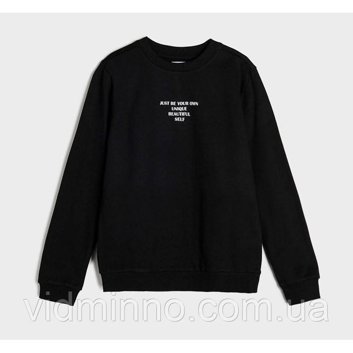 Утеплений джемпер світшот на флісі Sinsay на дівчинку р.140 - 9-10 років, фото 1