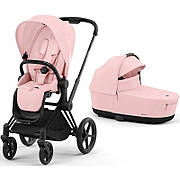 Cybex Priam 4.0 коляска 2 в 1 Peach Pink шасі Matt Black