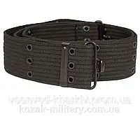 Ремень тактический Mil-Tec Belt LC1 US Black с металлической пряжкой