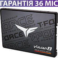 240GB SSD диск Team Vulcan Z, твердотельный ссд 2.5" накопитель 240 Гб для ПК и ноутбука