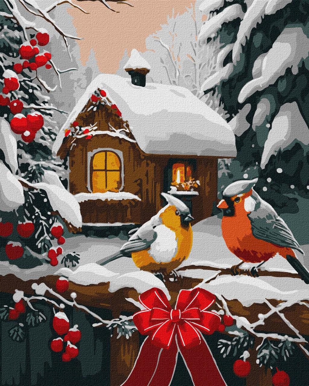 Картина за номерами KHO6534 Снігова казка ©art_selena_ua, 40х50см Ideyka