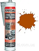 Клей-герметик поліуретановий Soudal PU Sealant 290 мл коричневий