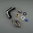 Змішувач для умивальника Frap F1057 колір чорний хром, фото 6