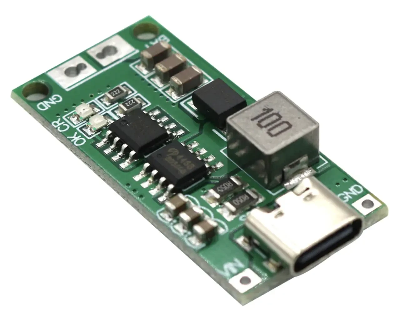BMS Li-Ion 18650 2S 3-6В — 8.4В 2А Type-C