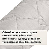 Подушка валик 15х90 см декоративна IDEIA утеплювач для вікон і дверей антиалергенна св.сірий, фото 5