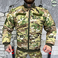 Тактический зимняя куртка бомбер/ Мужская военная куртка с подкладкой Omni-Heat/ Армейская теплая куртка M