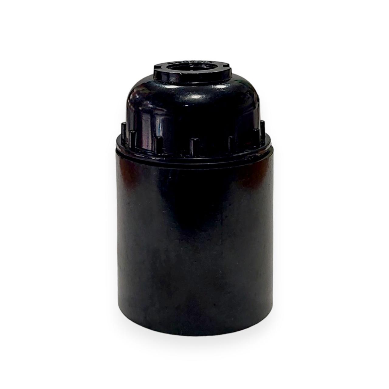 Патрон гвинтовий підвісний Е27 карболітовий чорний 4А 250V