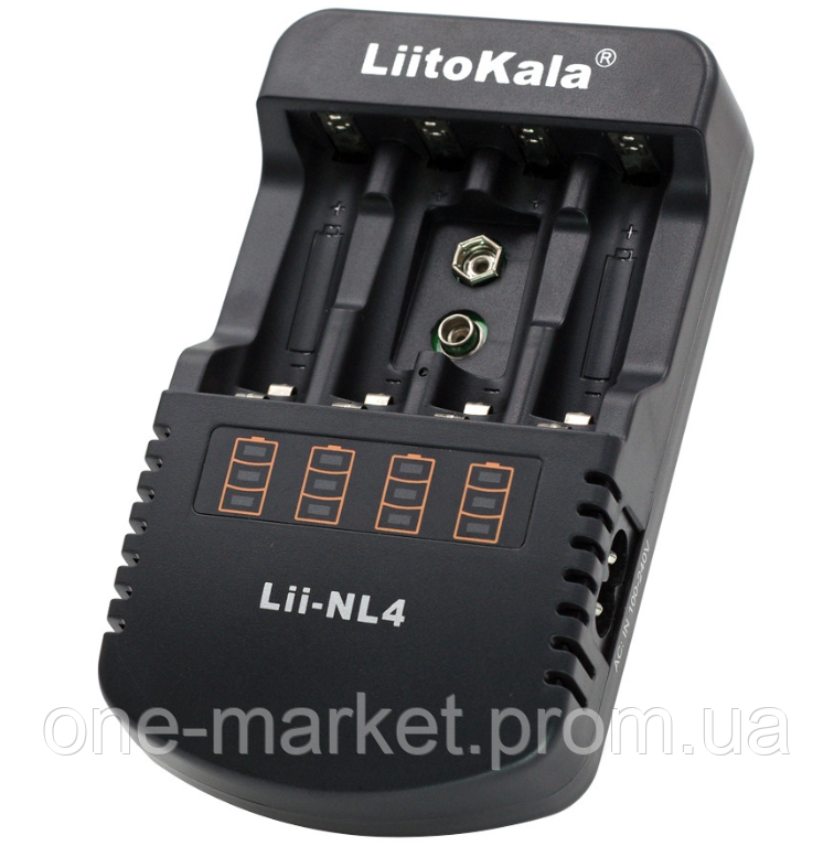 Зарядное устройство LiitoKala Lii-NL4 для аккумуляторов АА ААА Крона - фото 2 - id-p1993834656