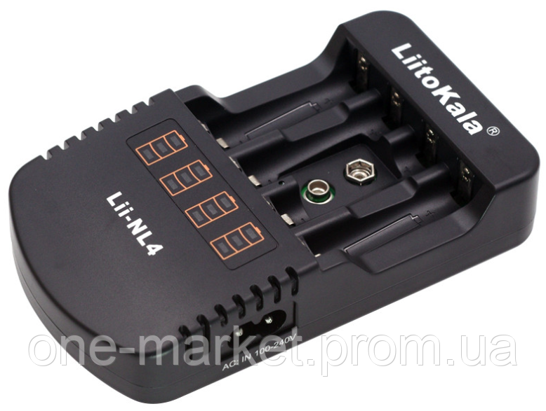Зарядное устройство LiitoKala Lii-NL4 для аккумуляторов АА ААА Крона - фото 3 - id-p1993834656