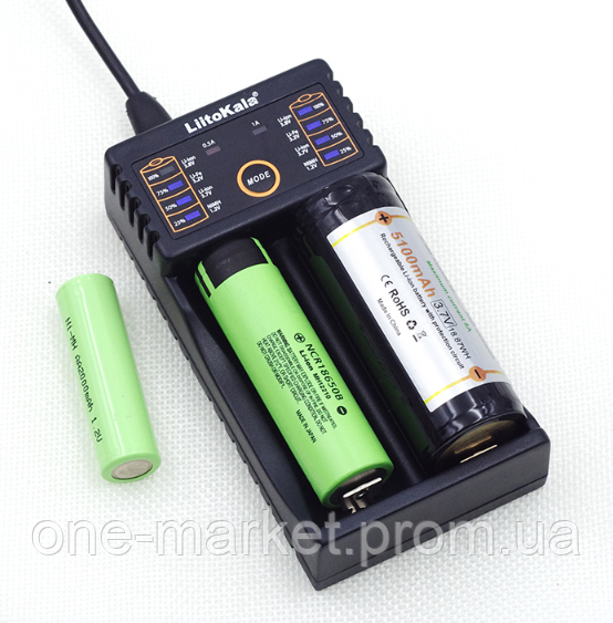 LiitoKala Lii-202 зарядное устройство для 18650 АА ААА с функцией Повербанк - фото 3 - id-p1993834658