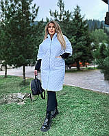 Женская демисезонная Куртка - пальто стёганное Много расцветок Размеры 48 50 52 54 56 58 60 62 64 66 68