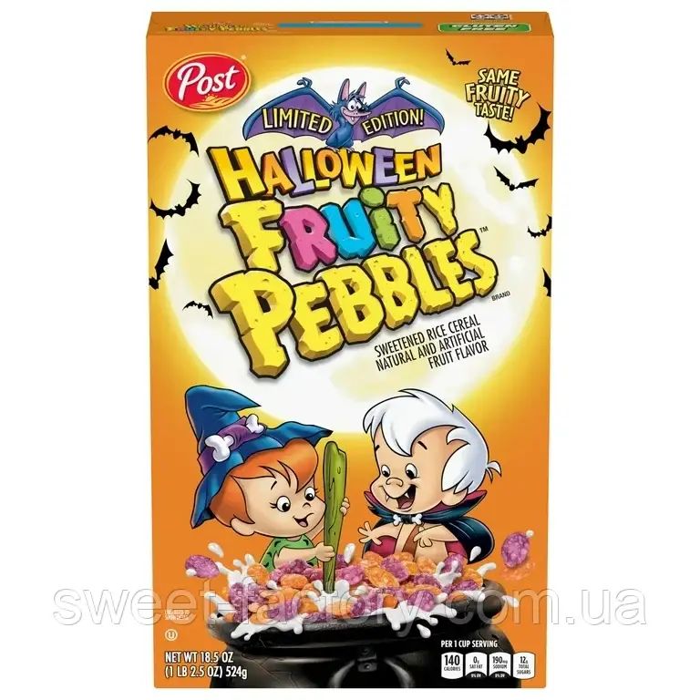 Сухі сніданки Post Halloween Fruity Pebles 524g