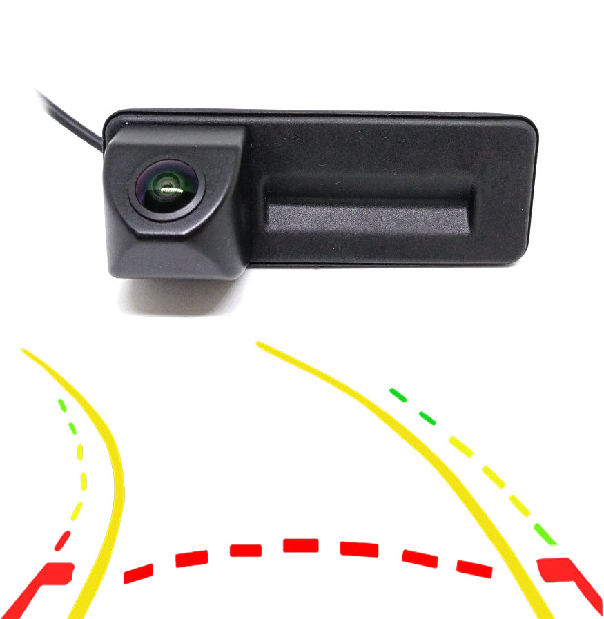 Камера заднього огляду Volkswagen Skoda Octavia 2 3 A5, Fabia, Yeti, Audi A1 A3 динамічні лінії CVBS