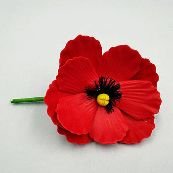 Цукрова прикраса Slado Мак з тичинками