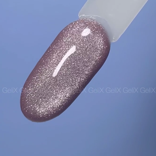 Гель лак GeliX Nude Pink Cat, пудрово-рожева кішка, фото 1