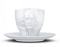 Чашка с блюдцем Tassen (TASS801201/TR) "Вильям Шекспир" (260 мл) фарфор