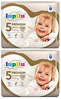 Підгузки Lupilu Premium Junior Розмір 5 Вага 11-23 кг 78 шт (2 пачки)