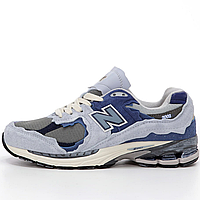 Кроссовки мужские и женские New Balance 2002R blue / Нью Баланс 2002Р голубые