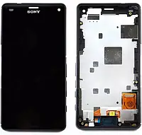 Дисплей для Sony Xperia Z3 Compact (Mini) D5803, D5833, модуль в сборе (экран и сенсор), оригинал Черный