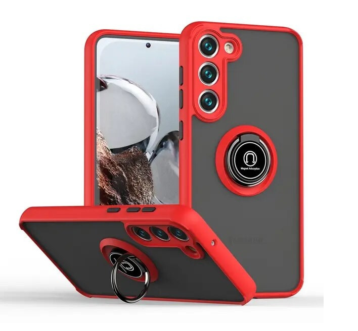 Чохол бампер GKK LikGus Magnetic Ring з підставкою для Samsung Galaxy S23 Red