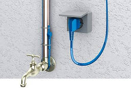 Кабель Hemstedt FS 10 Вт/м двожильний з термостатом і вилкою