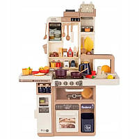 Дитяча велика іграшкова кухня для дівчаток з водою підсвічуванням парою та звуковими ефектами Висота 93 см