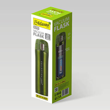 Термос MR-1641-32-GREEN Об'єм: 320 мл Високоякісна нержавіюча сталь Гаряча вода протягом 24 годин Ізольована-вакуум посудина