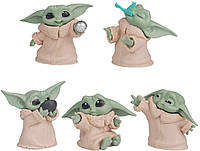 Набор игровых фигурок Sanix Звездные войны: Мандалорец Baby Yoda 5 шт (ASW1100198) TM, код: 2619114