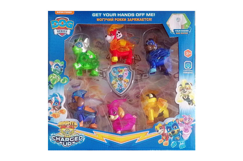 Набор щенков Щенячий Партуль Paw Patrol  6 в 1 Світяться