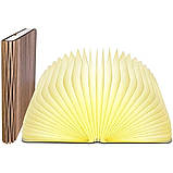 Нічник акумуляторний книга Folding Book Lamp настільний світлодіодний світильник на магніті, фото 10