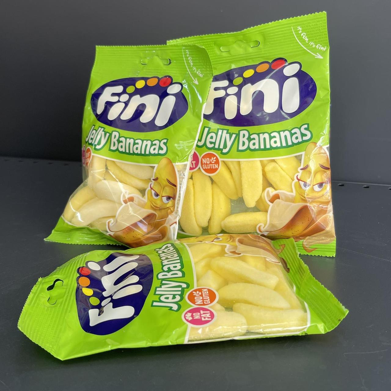 Желейні цукерки "Fini Jelly Bananas" Банан 100 грам, фото 1
