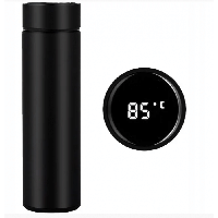 Умный термос с датчиком индикатором температуры Stenson 500 мл Black (7333) FE, код: 2365395