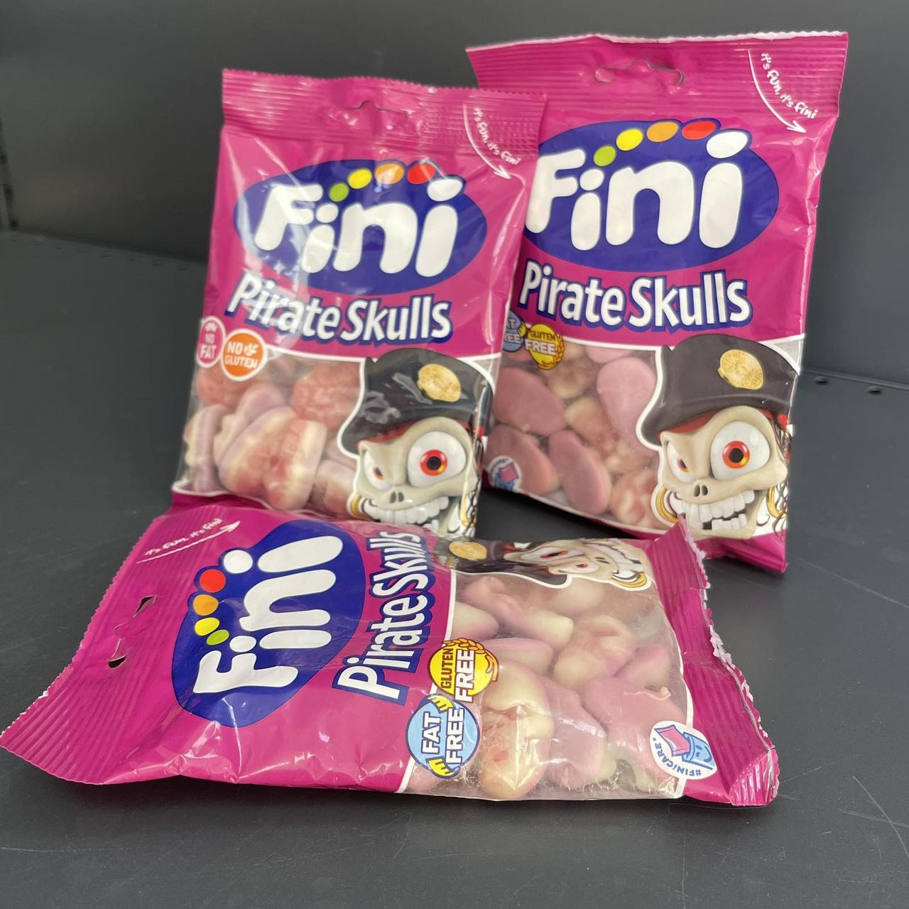 Желейні цукерки "Fini. Pirate Skulls. Череп пірата " 100 грам, фото 1