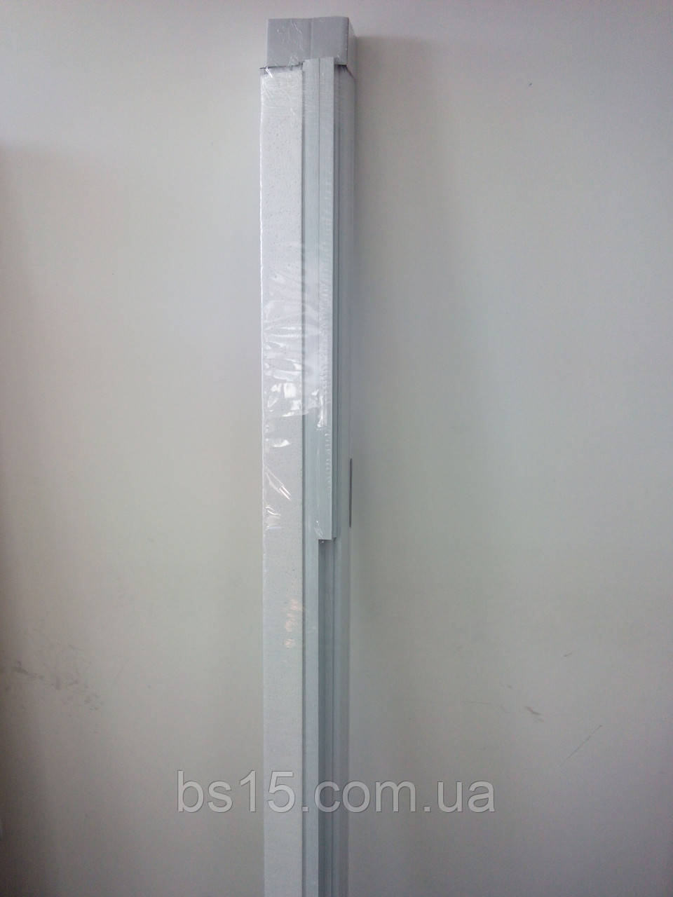 Дверь гармошка остекленная 860х2030х12 мм белый ясень 610 серебро - фото 4 - id-p294133084