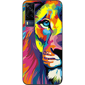 Бампер силіконовий Case для Vivo Y53S з малюнком Яскравий лев