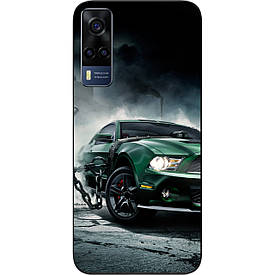 Бампер силіконовий Case для Vivo Y53S з малюнком Мустанг