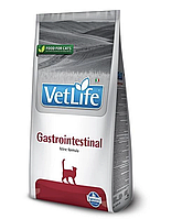 Сухой лечебный корм для кошек при заболевании ЖКТ Farmina Vet Life Gastrointestinal 2 кг