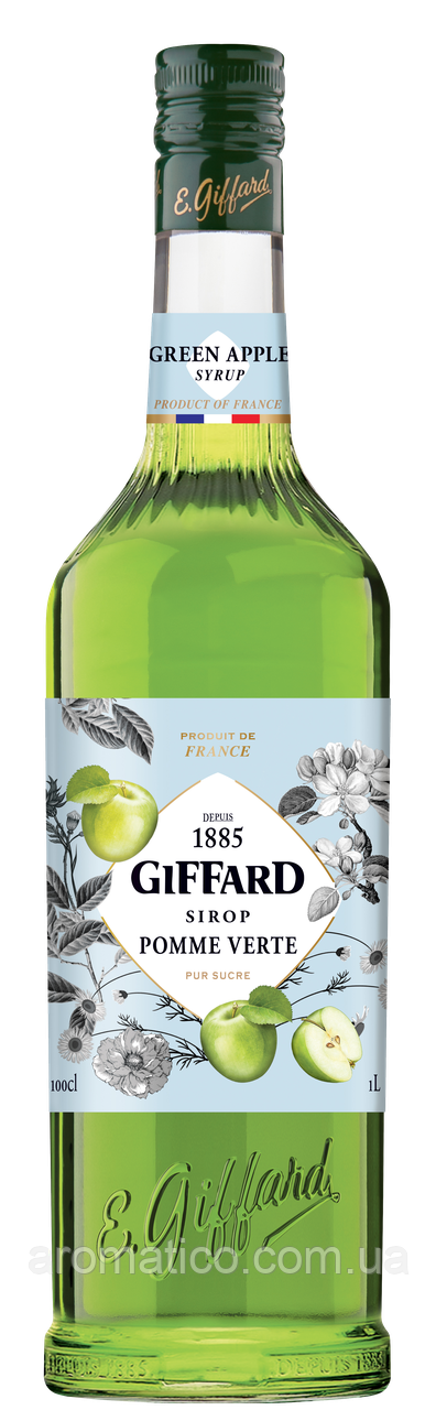 Сироп Giffard Зелене яблуко 1л