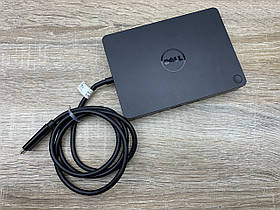 Док-станція Dell WD15 K17A USB Type-C 4K без БЖ чорна бв